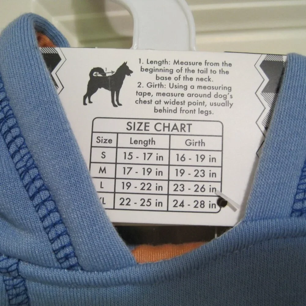 NWT Woof pet hoodie size Large